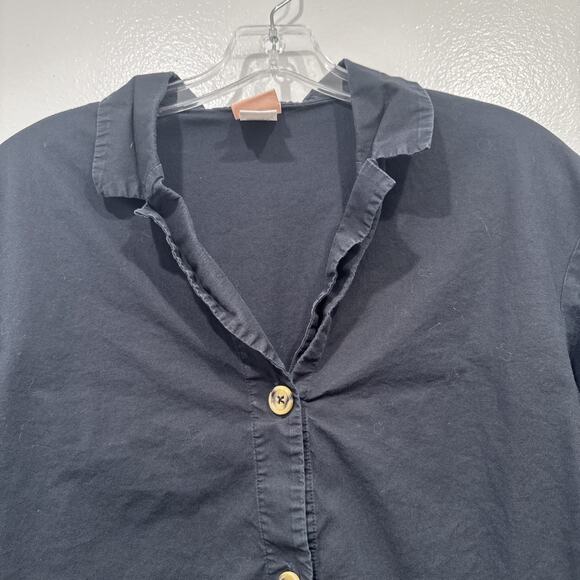 Thirdlove Cotton Blend Pajama Top 3 Button Front Women’s Size Medium Lounge - Picture 2 of 7